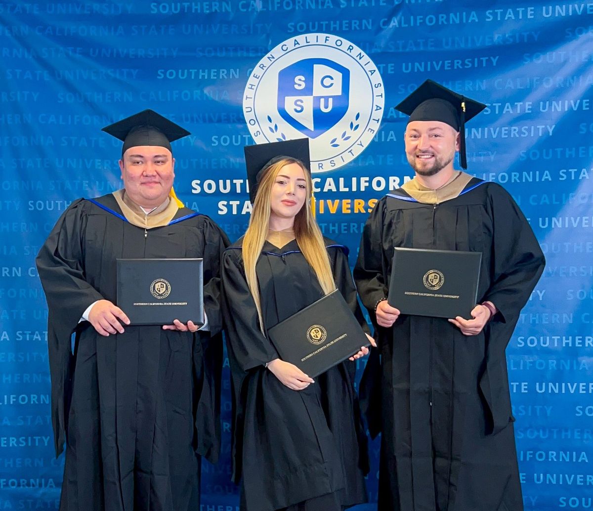 SCSU の校内で過ごす学生たち